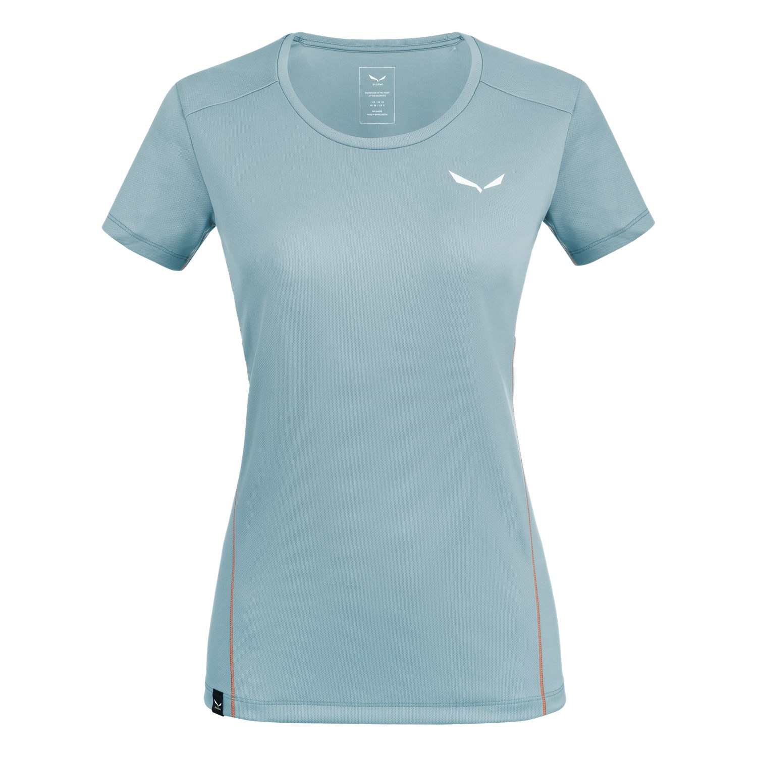 Salewa Women's Sporty B 4 Dry T-Shirts Grey/Blue PVR-896170